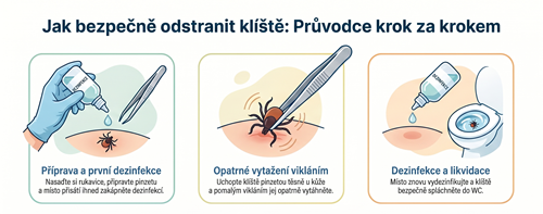 jak odstranit klíště